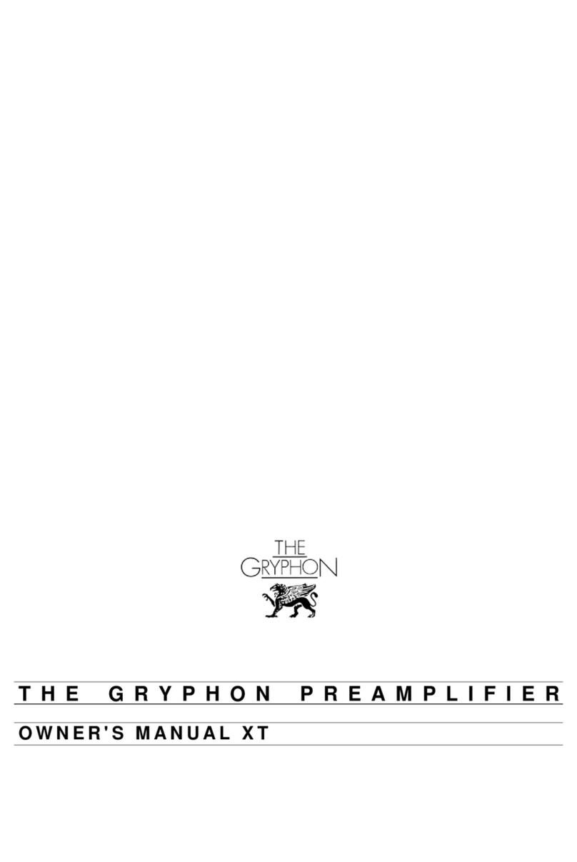 Gryphon XT User manual