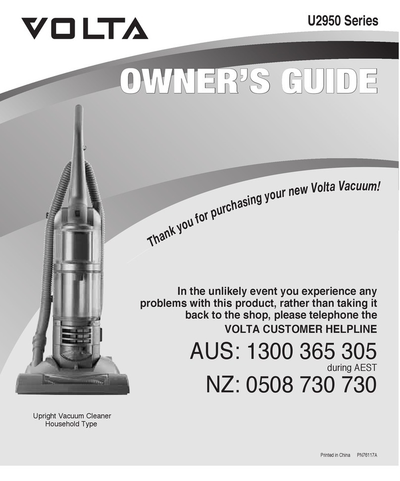 VOLTA U2950 Series owner's guide