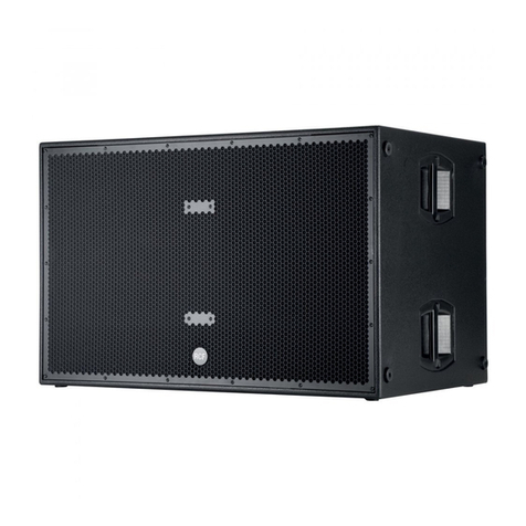 RCF SUB 8004-AS User manual RCF SUB 8004-AS User manual