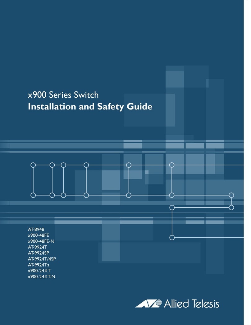Allied Telesis AT-8948 Installation and safety guide Allied Telesis AT-8948 Installation and safety guide