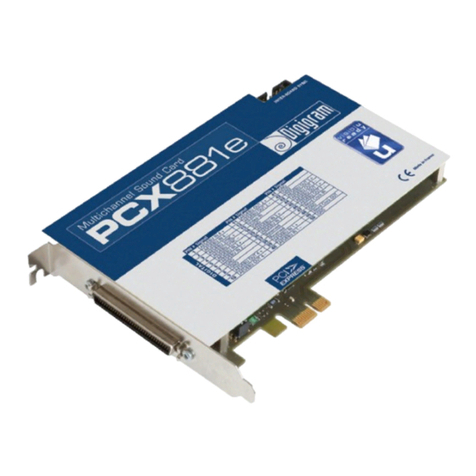 Digigram PCX881e User manual