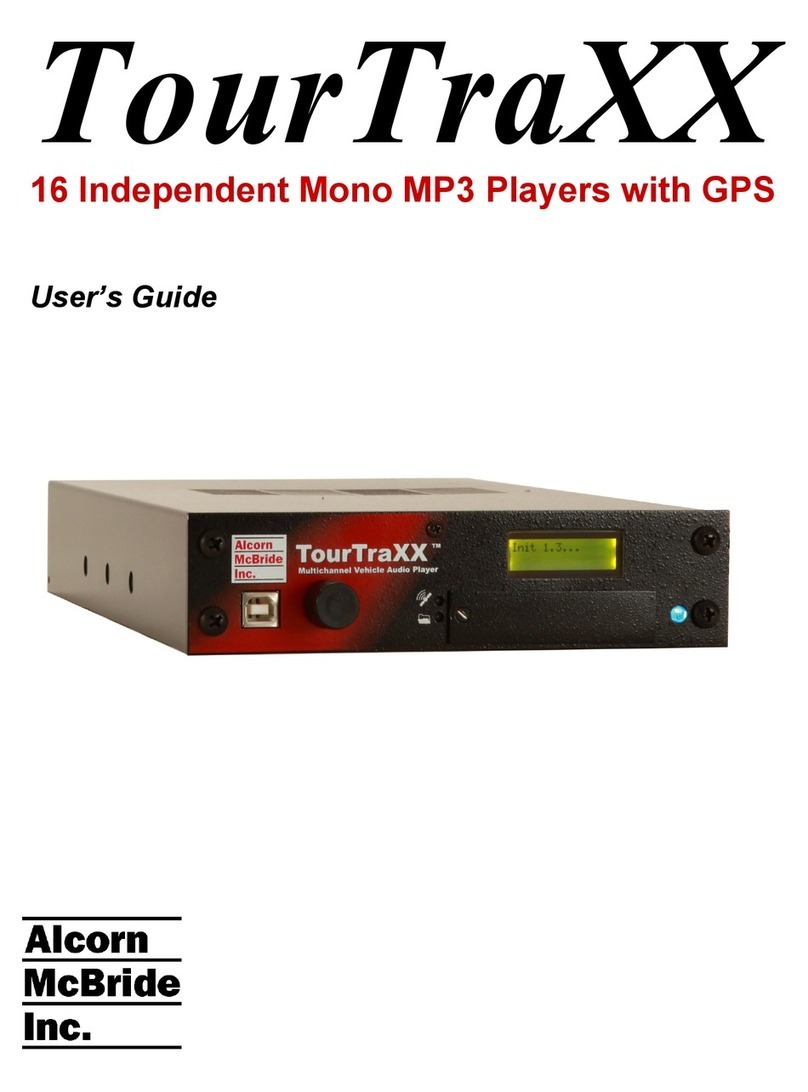 Alcorn Mcbride TourTraXX user guide