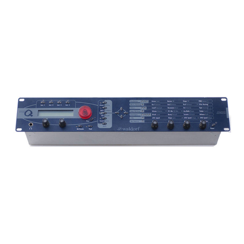 Waldorf microQ User manual