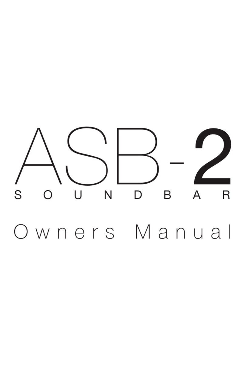 Monitor Audio ASB-2 user manual