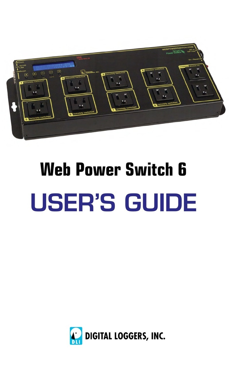 Digital Loggers Web Power Switch 6 User manual