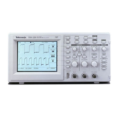 Tektronix TDS 200-Series User manual Tektronix TDS 200-Series User manual