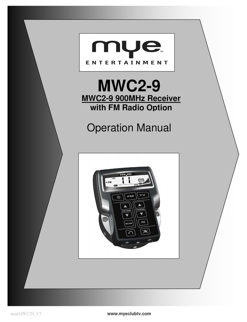 MYE MWC2-9 Operation manual