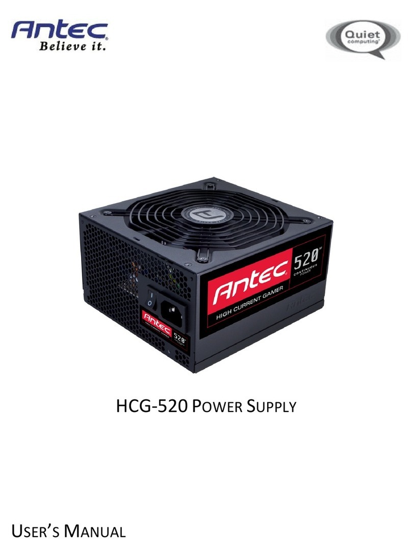 Antec HCG-520 user manual