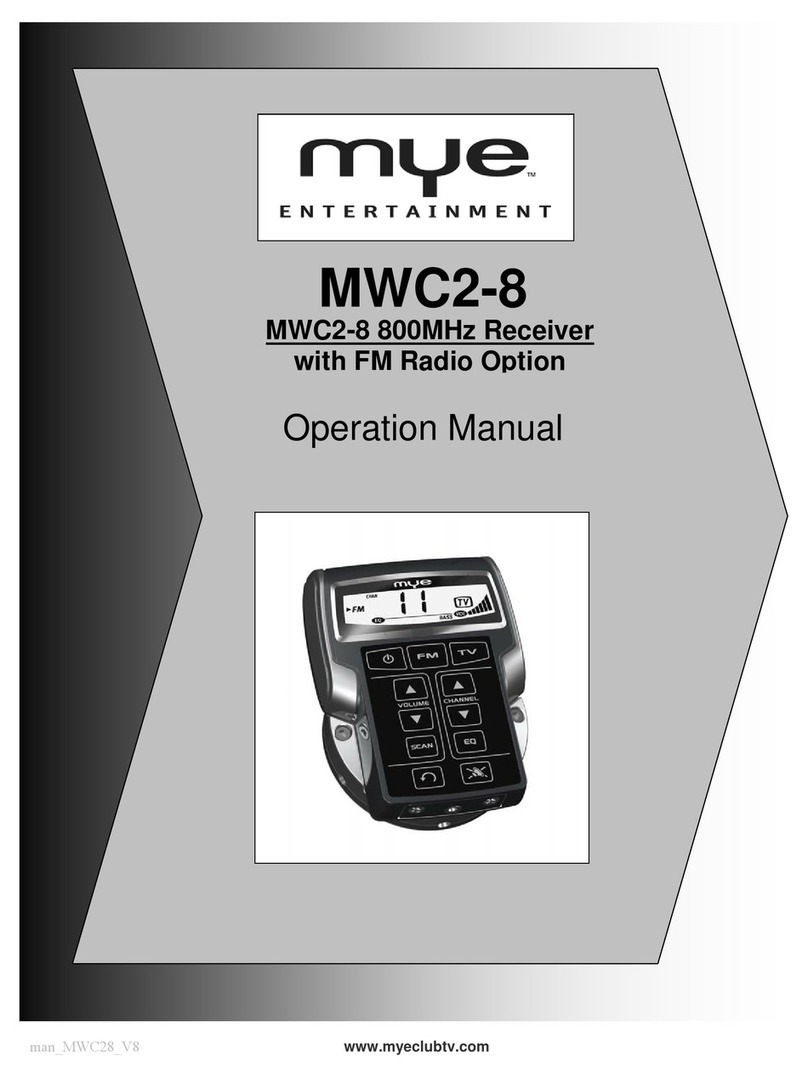 MYE MWC2-8 Operation manual