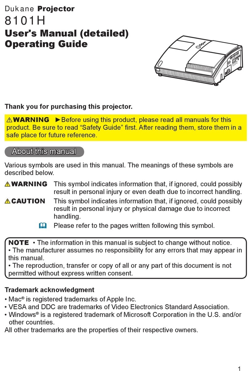 Dukane ImagePro 8101H user manual