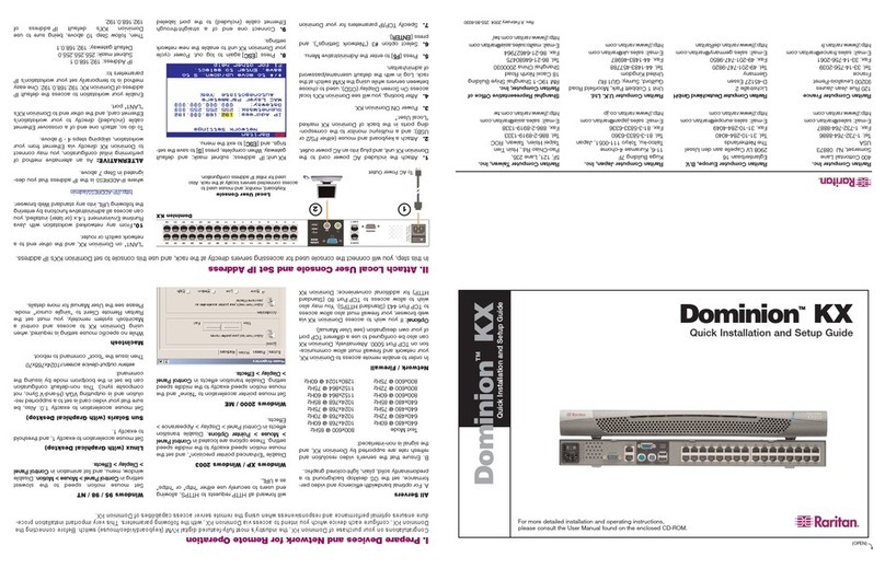 Raritan Dominion KX User manual