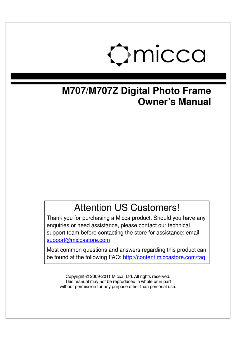 Micca M707 User manual
