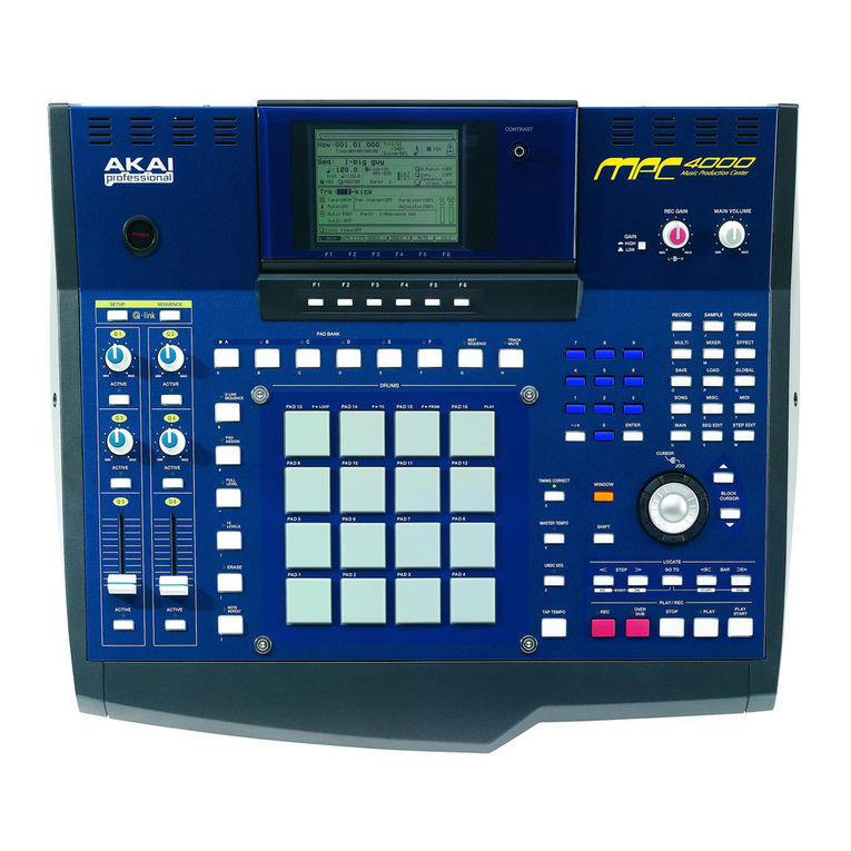 Akai MPC4000 user guide