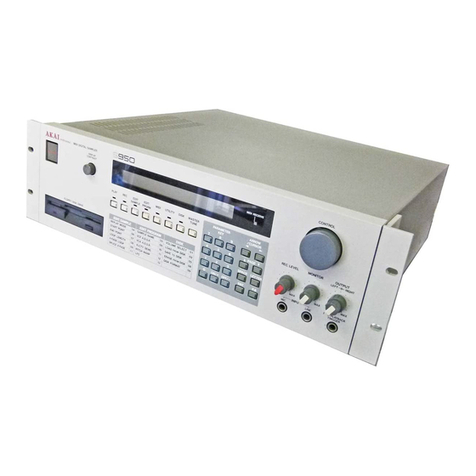Akai S950 Operator's manual