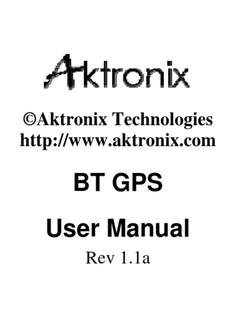 AKTRONIX BT GPS user manual