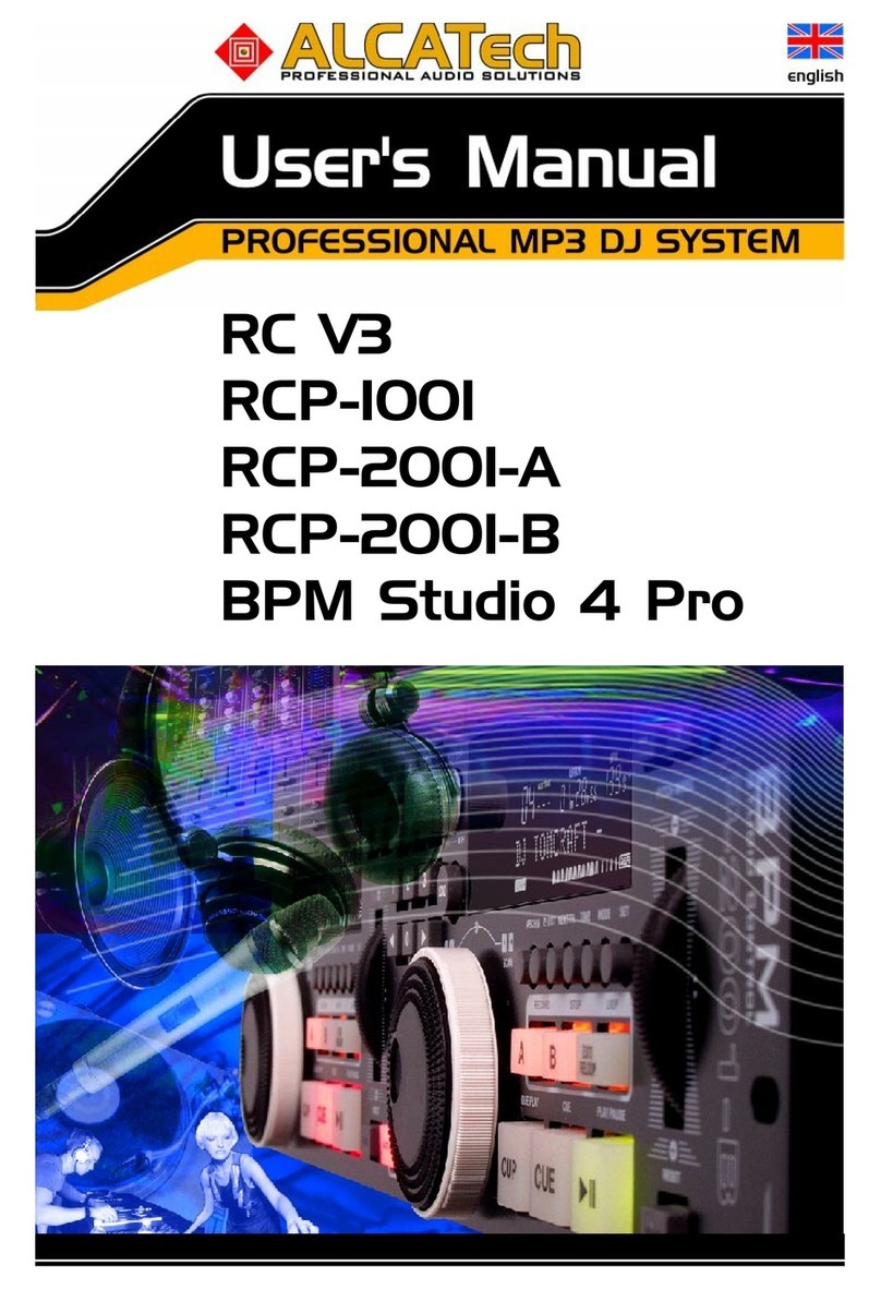 ALCATECH BPM STUDIO 4 PRO user manual