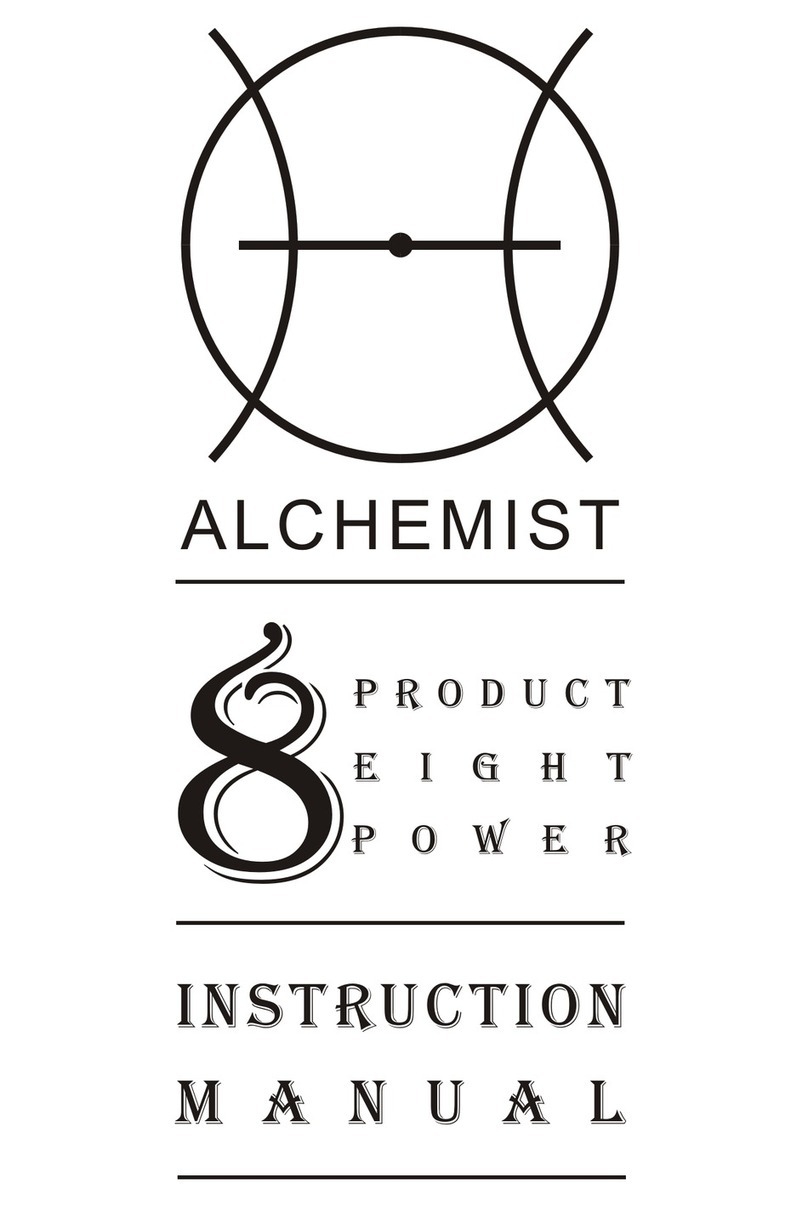 ALCHEMIST Product 8 Power instruction manual