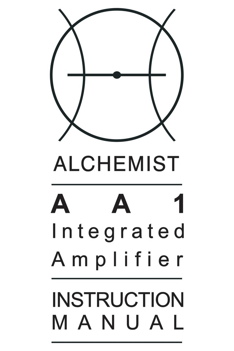 ALCHEMIST AA1 instruction manual