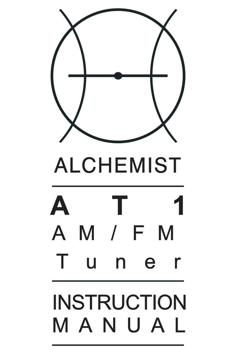ALCHEMIST AT1 User manual