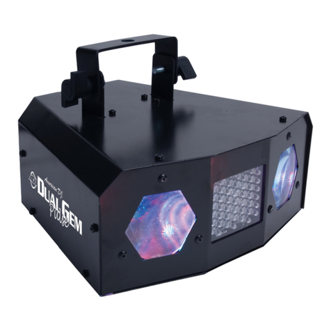 American DJ Dual Gem Pulse User instructions