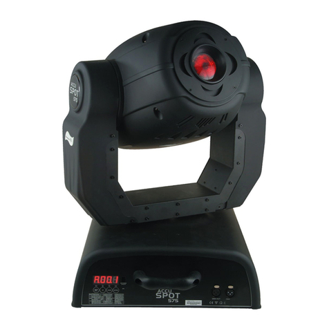 American DJ Accu Spot 575 User instructions
