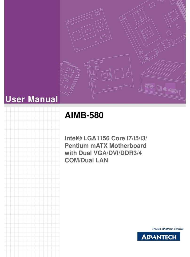 Advantech AIMB-580 User manual