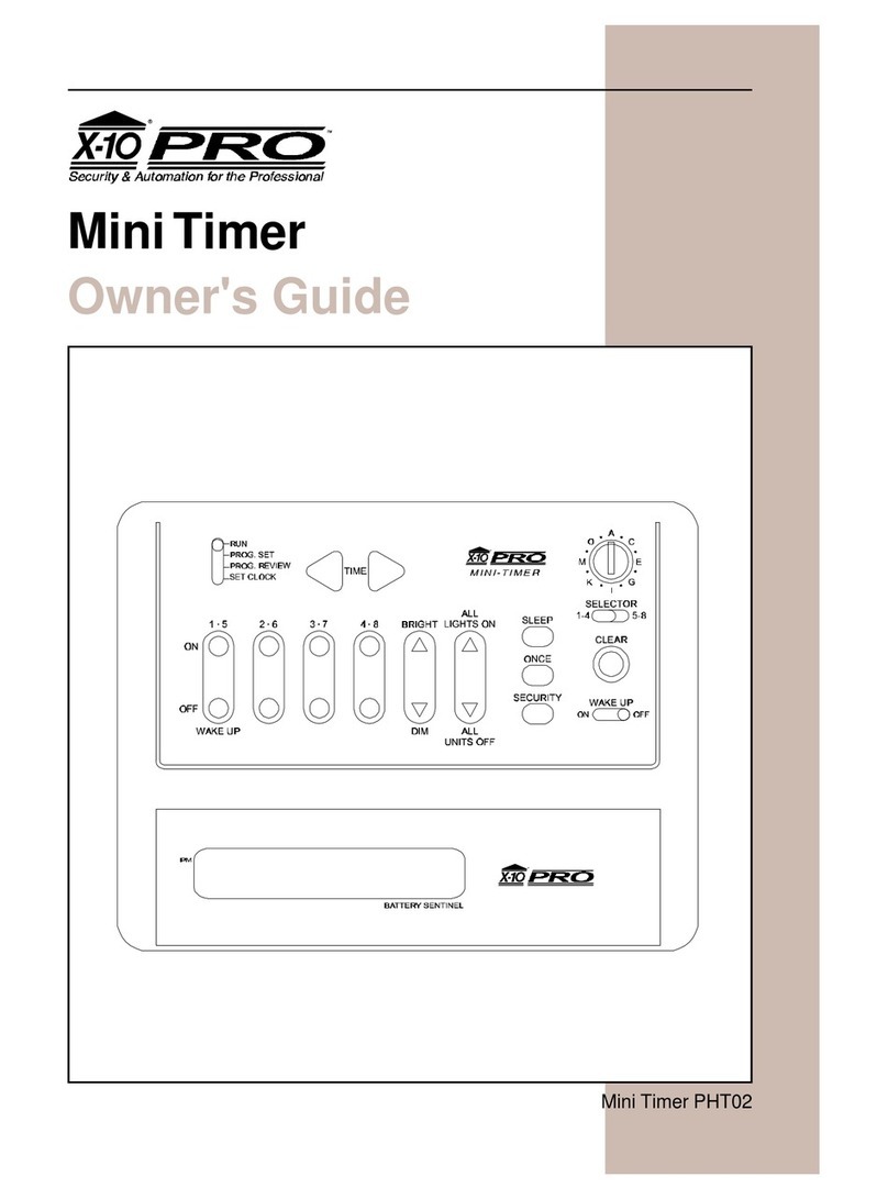 X10 PHT02 User manual