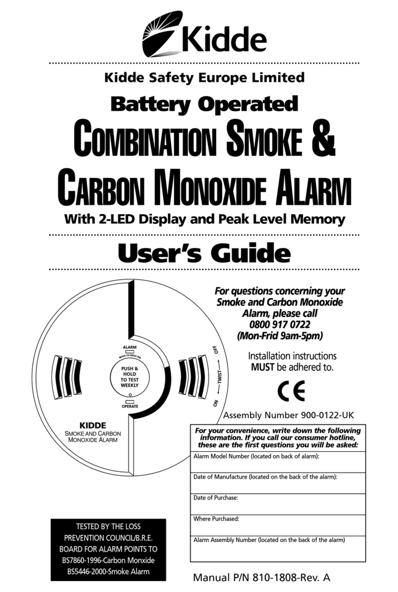 Kidde 900-0122-UK User manual