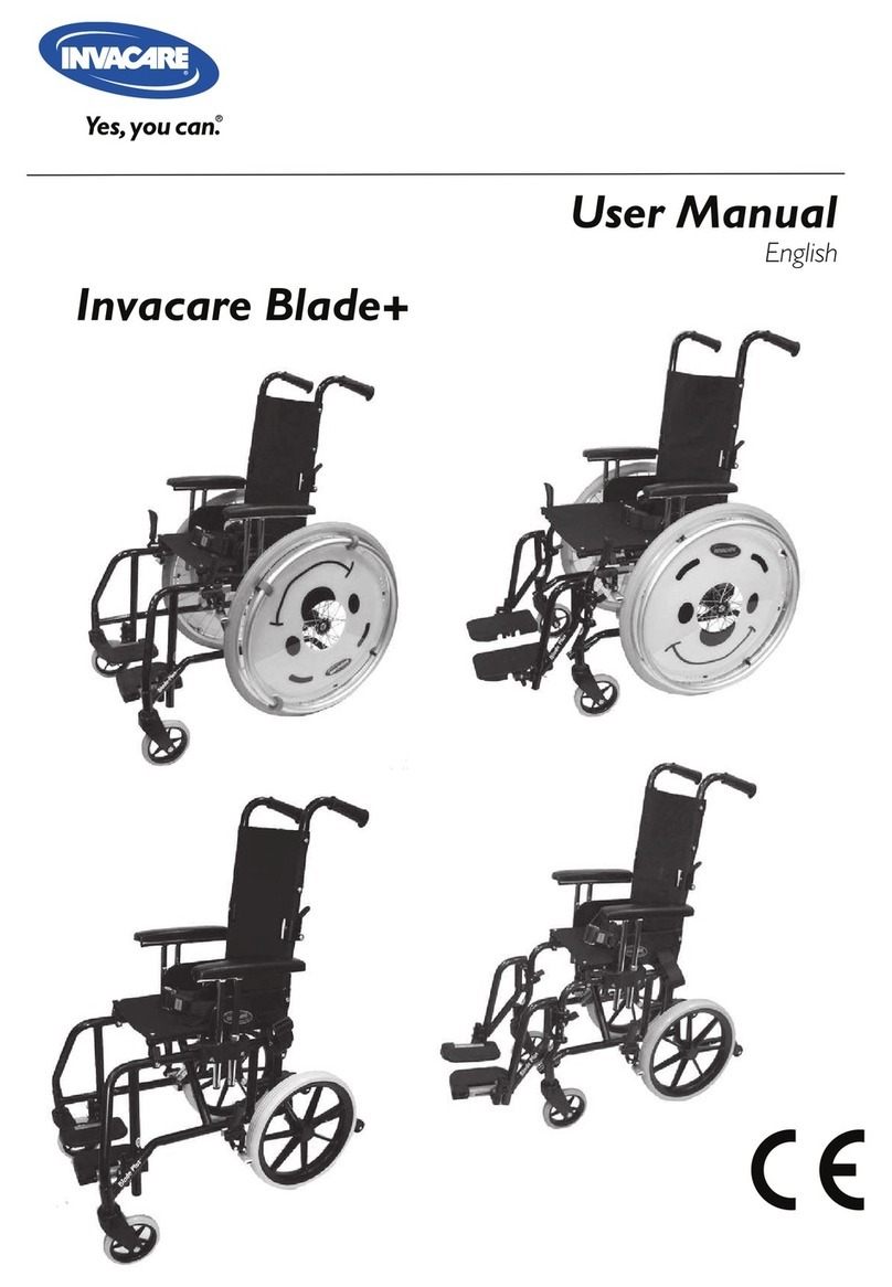 Invacare Blade Plus User manual