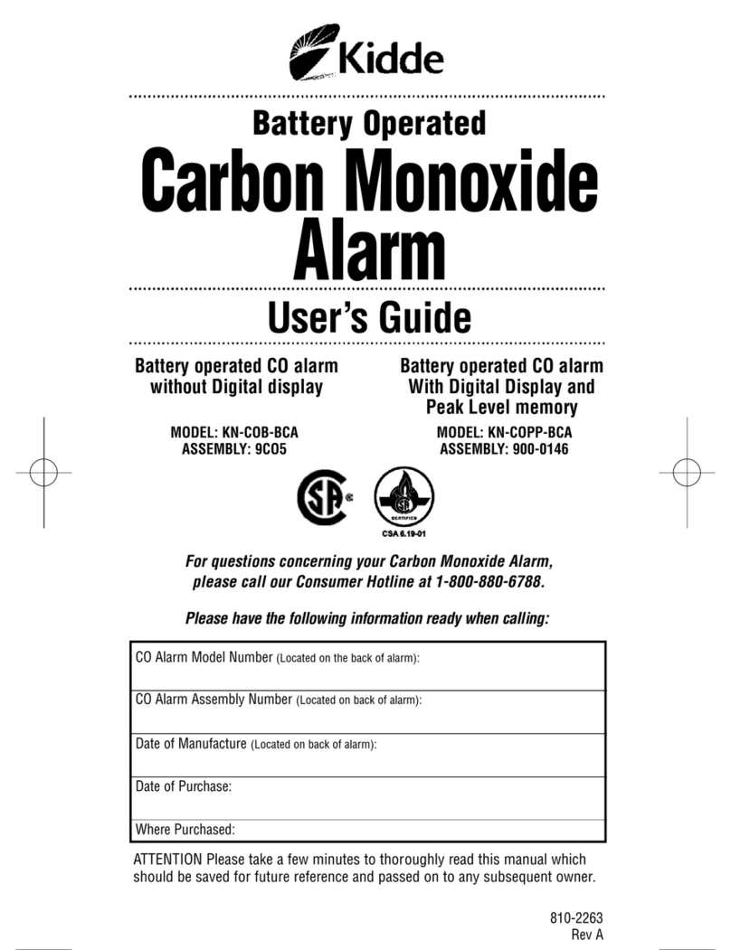 Kidde KN-COB-BCA User manual