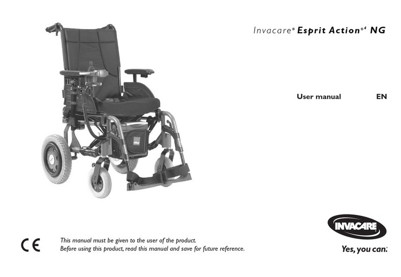 Invacare esprit action4 NG User manual