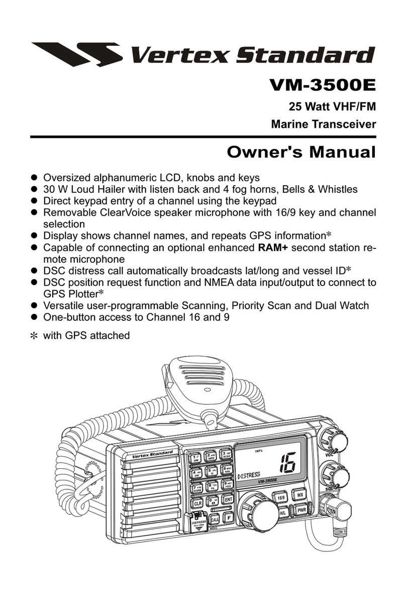 Vertex Standard VM-3500E User manual