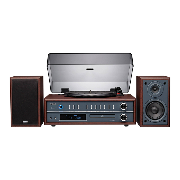 Teac LP-P1000 User manual