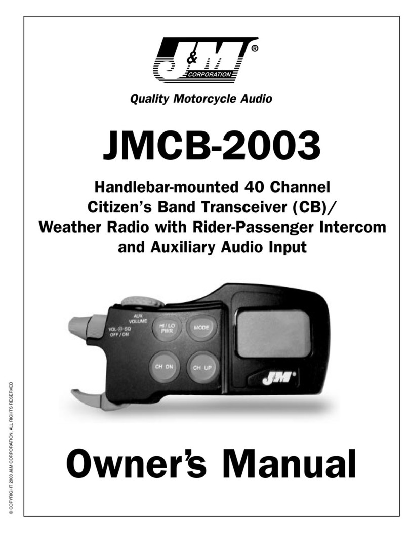J&M Corporation JMCB-2003 owner's manual
