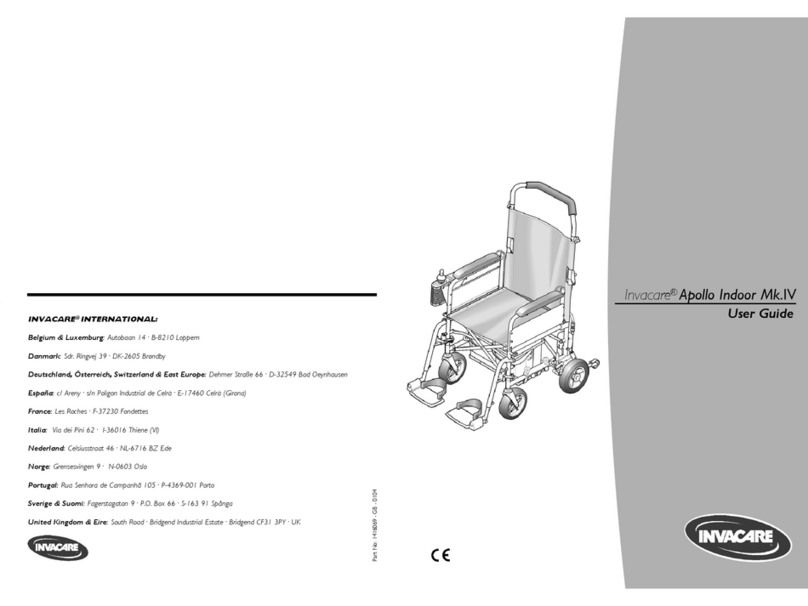 Invacare Apollo Indoor Mk.IV user guide