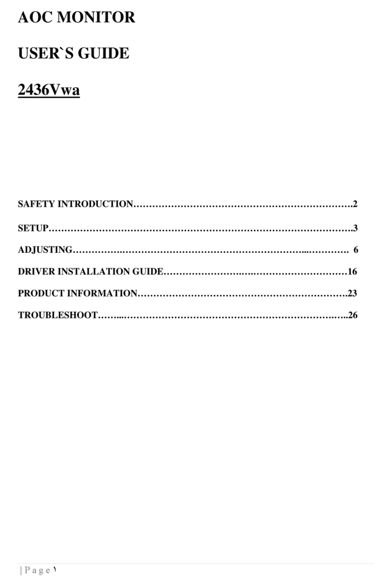 AOC 2436Vwa User manual