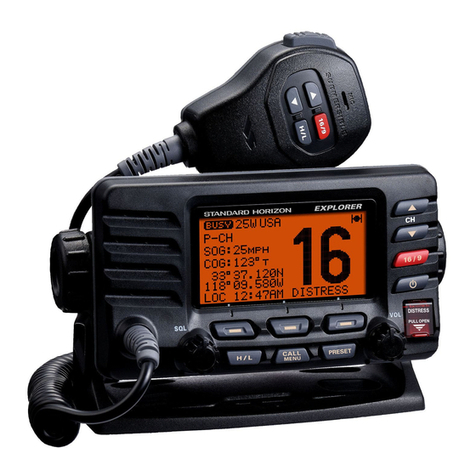 Standard Horizon Explorer GX1600 User manual