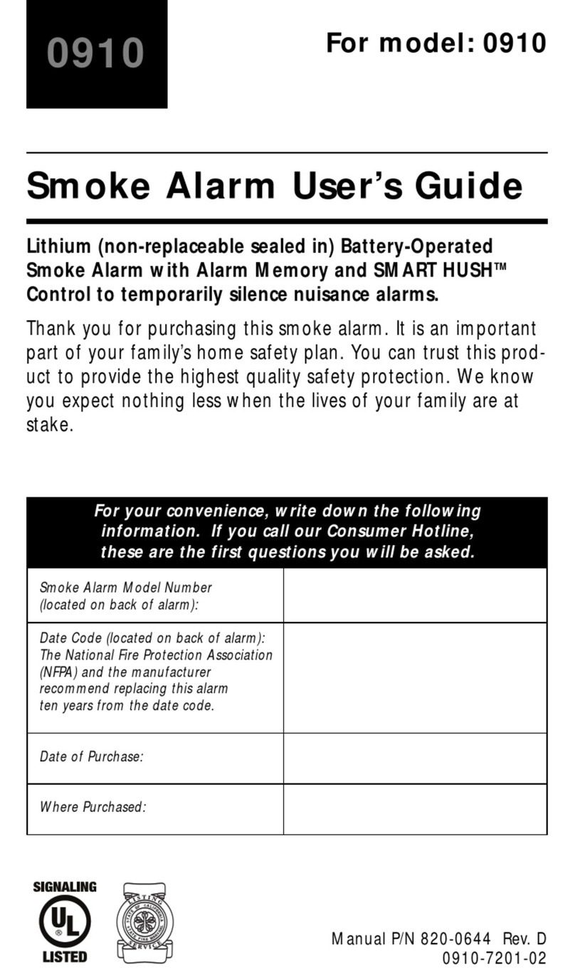 Kidde 910 user guide