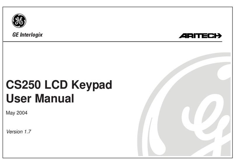 GE Interlogix Aritech CS250 User manual