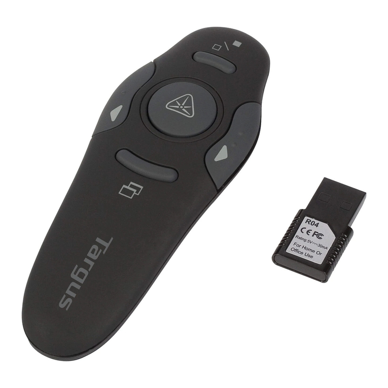 Targus wireless multimedia presenter User manual Targus wireless multimedia presenter User manual