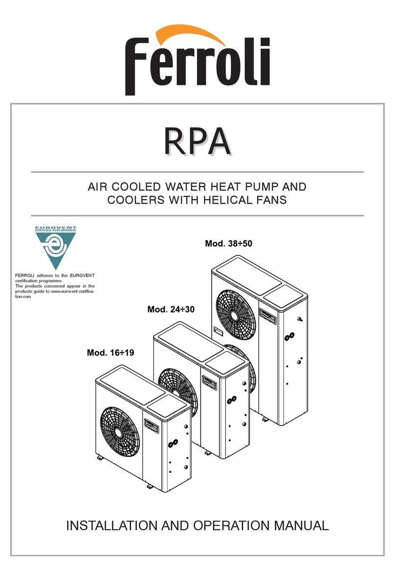 Ferroli RPA 38-50 User manual