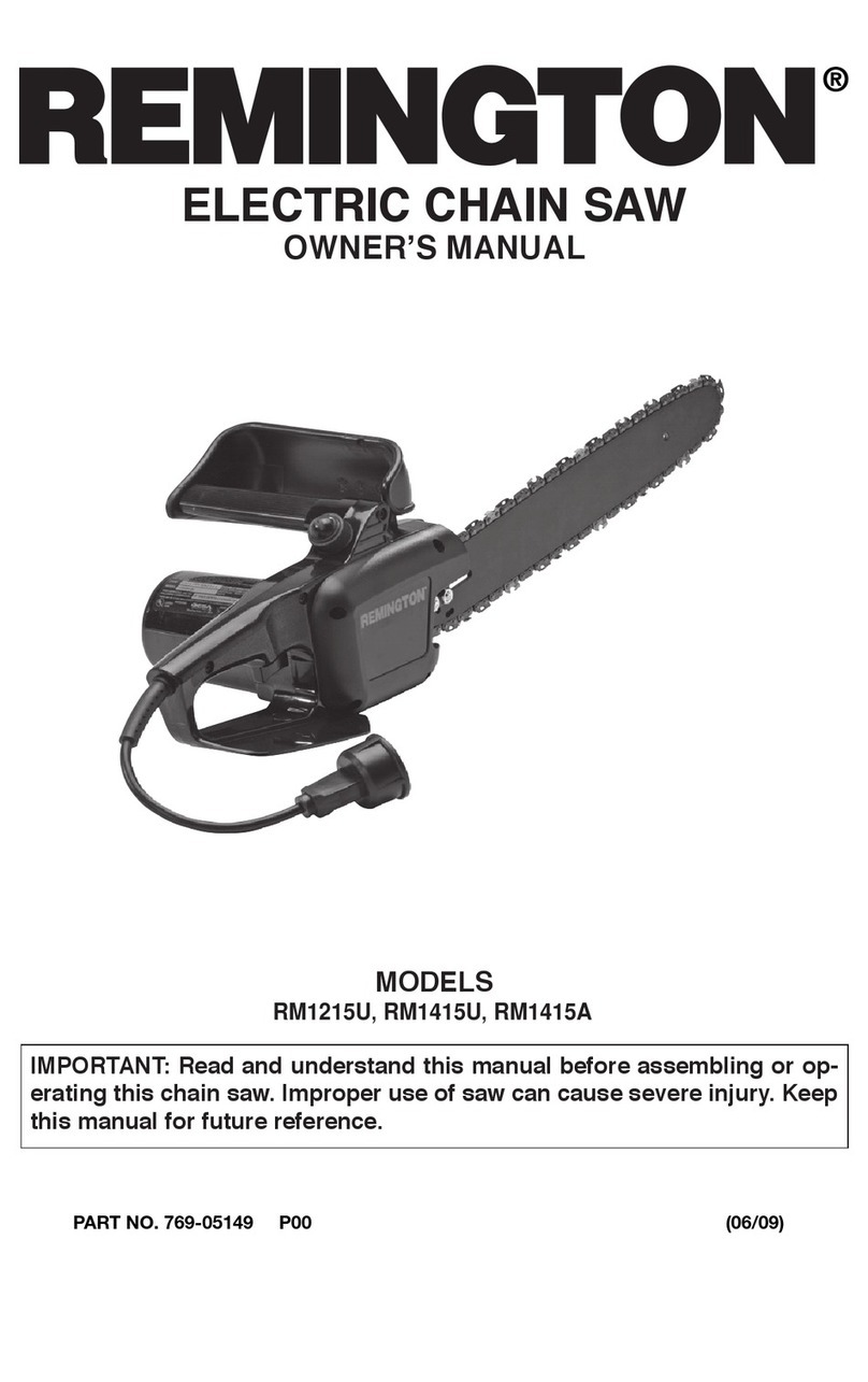 Remington RM1215U User manual