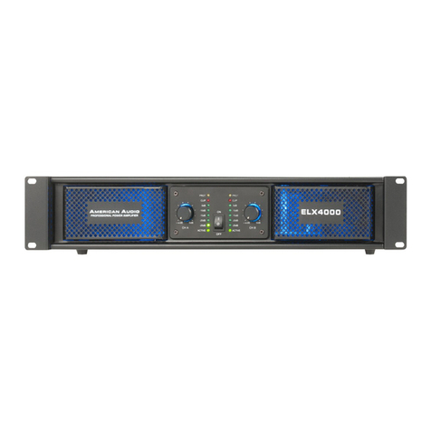 American Audio ELX Series User manual