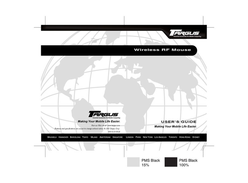 Targus Wireless RF Mouse User manual