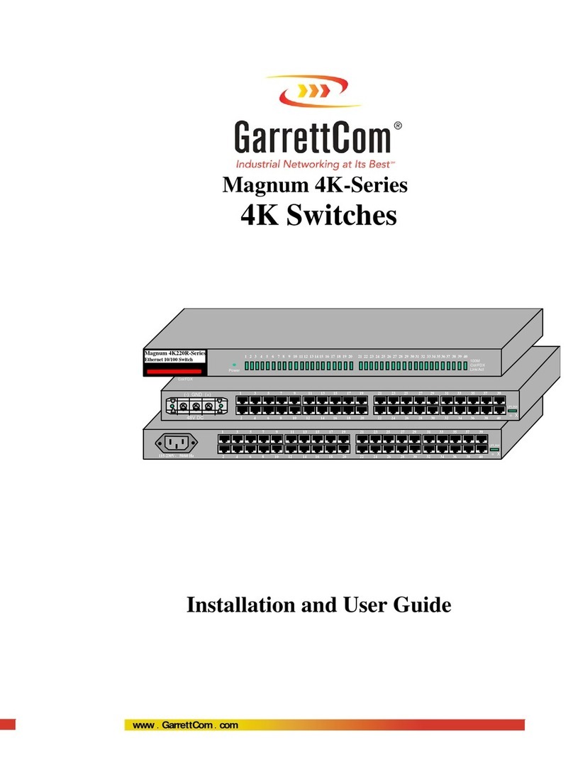 GarrettCom Magnum 4K220 Installation and user guide