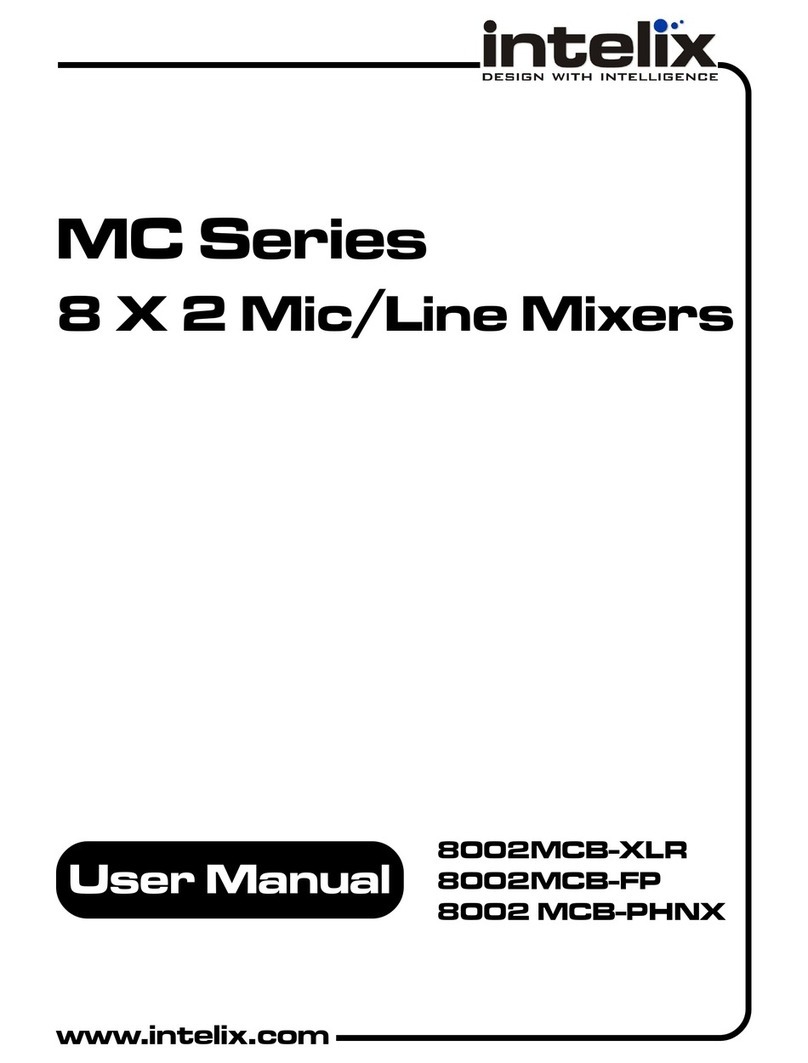Intelix 8002MCB-XLR user manual
