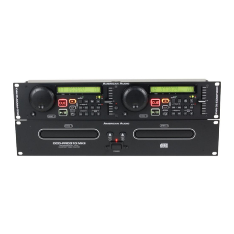 American Audio DCD-PRO310 User manual