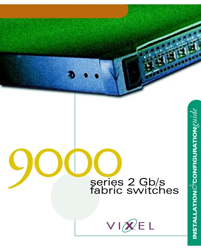 Vixel 9000 series Operator's manual