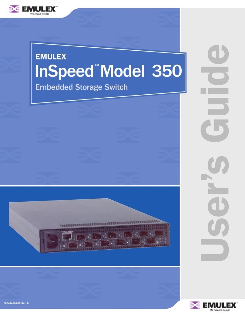 Emulex InSpeed 350 user guide