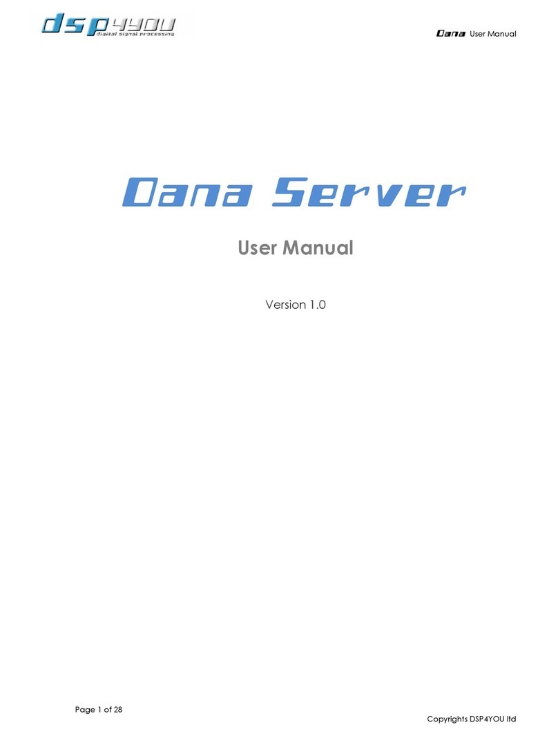 DSP4YOU AVB inputs user manual